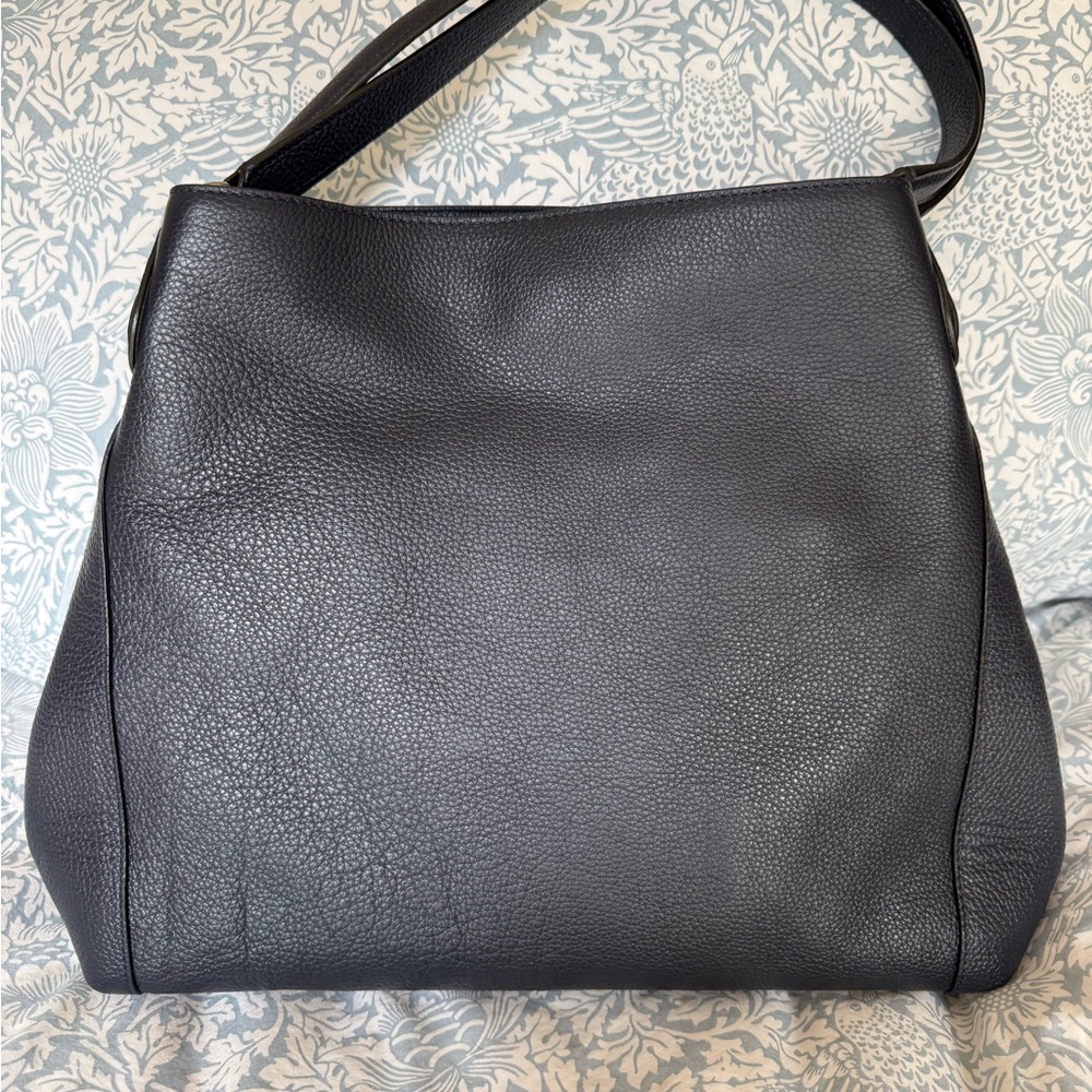 Coach Navy Studded Edie Bag - Picture 2 of 11